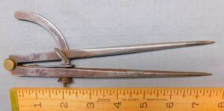 Peck Stow & Wilcox / P.  S.  & W.  Co.  8 " Cast Steel Dividers Antique Tool