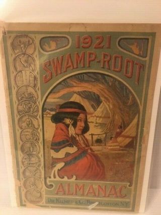 1921 Swamp - Root Almanac Dr Kilmer & Co Binghamton Ny Almanac