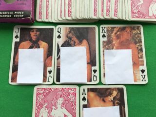 Old Vintage SHOWGIRL Wide Playing Cards PIN UP Glamour Models GIRLS Nudes 3