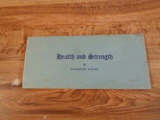 VINTAGE 1950 ' s Health and Strength by CHARLES ATLAS Lesson 4 (saQ) 3
