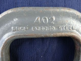 Vintage Tool WILTON 402 C Clamp Drop Forged Steel - SCHILLER PARK ILL USA 2