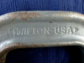 Vintage Tool WILTON 402 C Clamp Drop Forged Steel - SCHILLER PARK ILL USA 3