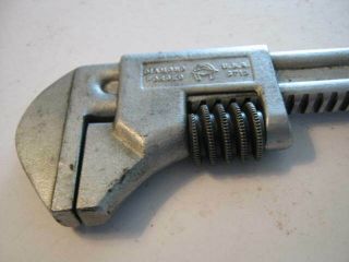 Vintage Adjustable Monkey Pipe Wrench C715 Size 15 Diamond Forged