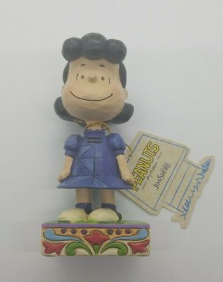 Peanuts Jim Shore 4044680 Lucy Figurine Little Miss Fussbudget 2015