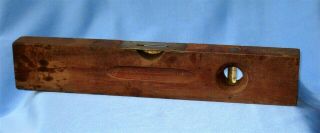Antque 14 " Wood & Brass Carpenter 