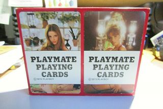 Vintage Playboy Playmate Playing Cards 1972 & 73.  1972 Set Only.