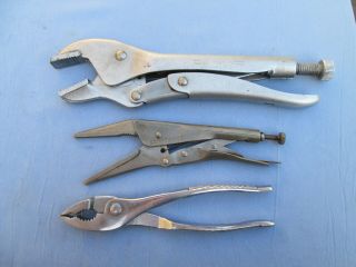 Vintage Mechanics Tools Craftsman Vise Grips & Pliers