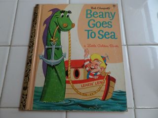 Beany Goes To Sea,  A Little Golden Book,  1963 (a Ed;vintage Bob Clampett)
