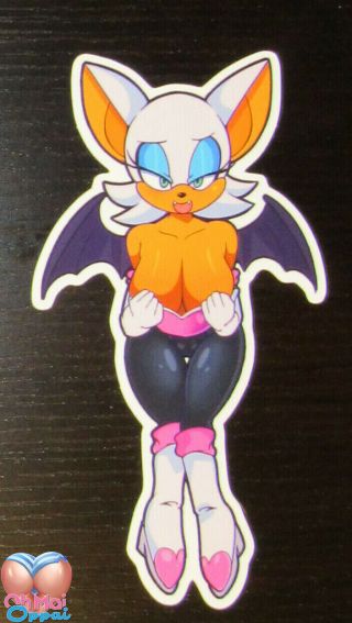 Rouge The Bat Sonic 7 Sticker Nipple Sfw Ver.  - Breast,  Boobs,  Oppai