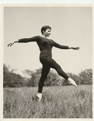 Vintage B & W Photo Of A Woman Dancing No.  2 - By James Steer