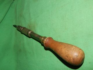 ANTIQUE 1926,  Millers Falls No.  61 Push Drill Screwdriver & 1 point 3
