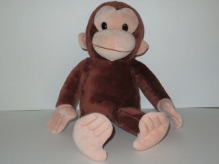 Curious George Large Classic Plush Applause Stuffed Animal Toy Brown Monkey 16 "