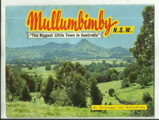 Australia Postcard View Folder - Mullumbimby,  Nsw - 1968 - Mv