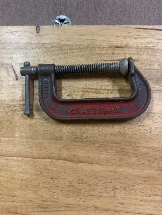 Craftsman 4 Inch Malleable C Clamp No66674.  Usa