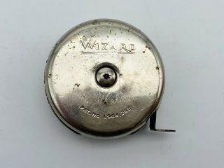Vintage Lufkin Rule Co.  Wizard Tape Measure No.  688 Metal Chrome