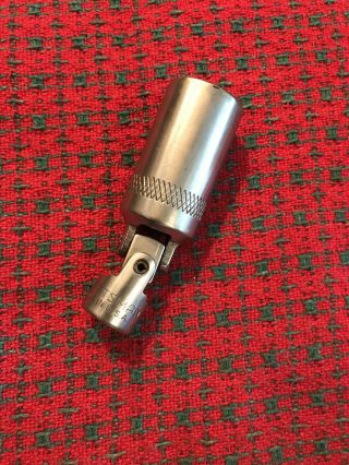 Vintage Craftsman 3/8 Dr 13/16 " - V - Series Swivel Spark Plug Socket 43323 Usa