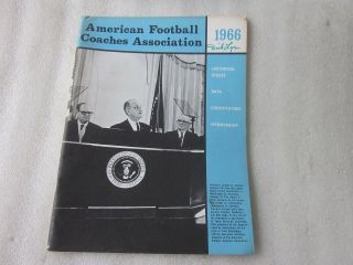 1966 American Football Coaches Association Digest Data Constitution Membership