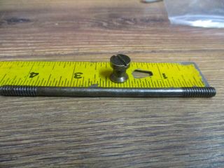 Bailey No 5 Bench Plane Tote Bolt And Brass Cap Nut 4 5/16 " Part Stanley Tool