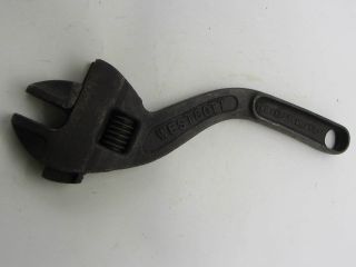 Vintage Westcott S Curve Wrench 12” No 82 Keystone Mfg Buffalo Ny