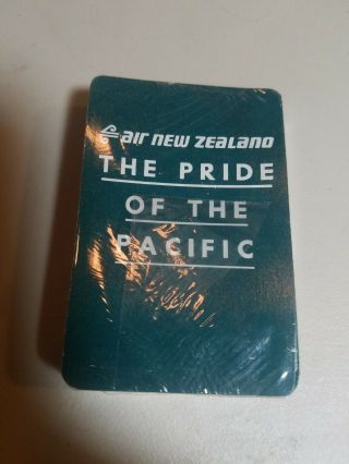 Vtg Retro Souvenir Air Zealand Airline Deck Of Playing Cards