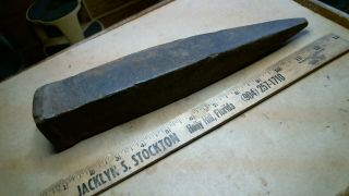 6 Lb Flat Top Spike Anvil Antique Vintage Old Blacksmith Tool Hardware Stump