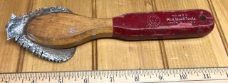 Vtg Scraper Red Devil Tools No.  Wz2 Painted Window Removal Old Carpenter Tool Usa