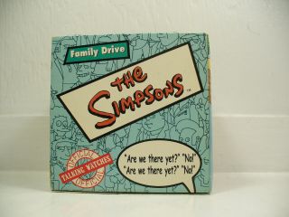 Simpsons Family Drive Talking Watch 2002 Burger King Promotion In Orig.  Pkg.