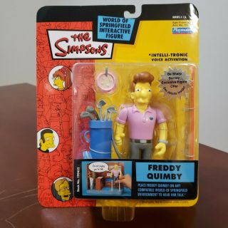 The Simpsons Freddy Quimby Series 13 World Of Springfield By Playmates Nib