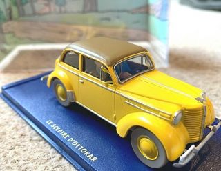 Atlas Tintin Car 19 Opel Olympia - Ottokars Herge Model Car 1/43 Scale