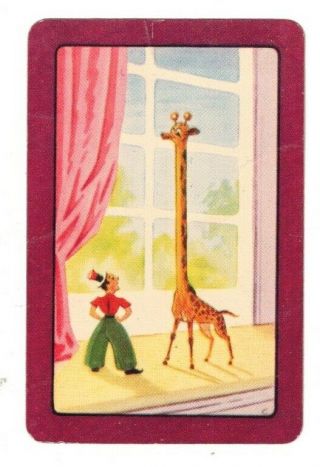 Swap Card Coles Un - Named Series Vintage - Toy Giraffe With Doll