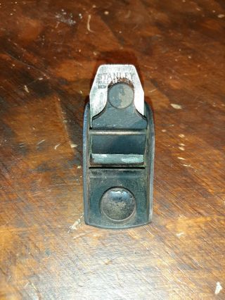 Early Stanley Rule & Lever Co No 101 Thumb Block Plane Small 3 - 1/2 " Vintage Tool
