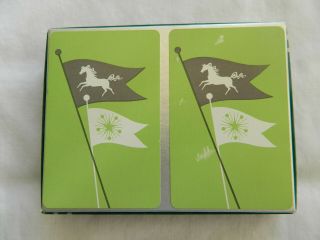 Hamilton Playing Cards U.  S.  Double Deck Canasta Jousting Flags