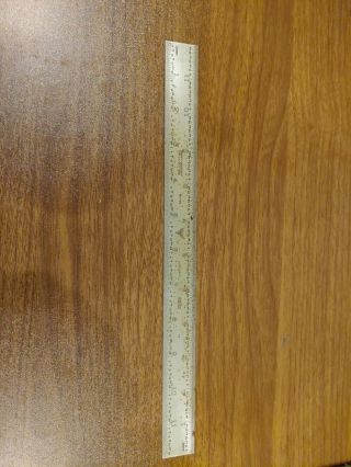 Products Engineering Corp.  - 12 " Machinist Rule/ruler Pec 7512 Tempered Stainless