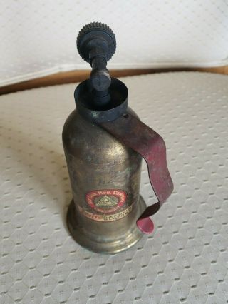 Vintage Lenk Mfg.  Co.  Gasoline Blow Torch Mini