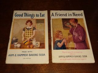 1930 Arm Hammer Baking Soda Booklets Vintage A Friend In Need Good Things To Eat