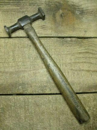 Vintage Blue Point Auto Body Metalsmith Hammer With Round & Square Faces