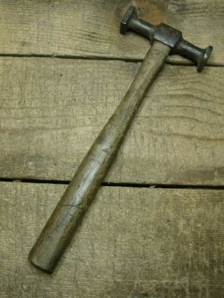 Vintage Blue Point Auto Body Metalsmith Hammer with Round & Square Faces 2