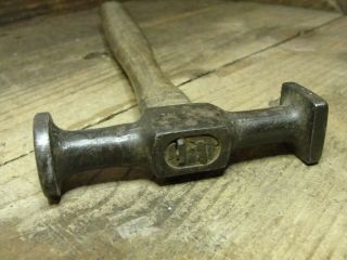 Vintage Blue Point Auto Body Metalsmith Hammer with Round & Square Faces 3