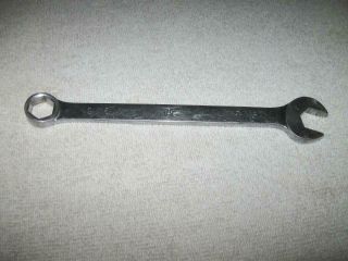 Vintage Mac 9/16 " Combination Wrench Cl186 With 6pt Box - End,  Made In Usa