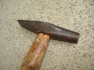 Jeweler Or Tinsmith Hammer Vintage 5 Ounce Total Weight Head Wood Handle Old