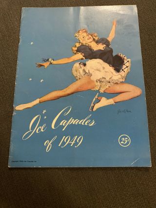 Ice Capades Of 1949 Program Walt Disney 