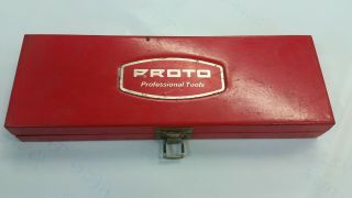 Proto Tool Box For 1/4 Inch Sockets - Empty Please Read For Cost