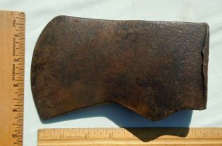 Vintage 4 Lb Single Bit Ax Head,  Possibly Kentucky Style (?),  Stamped " 8 " Or " B "