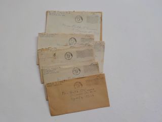 11 Wwii Letters Navy Great Lakes Illinois War Sparta Michigan World War Two Ww2