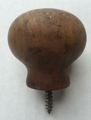 Front Beech Knob And Screw For Stanley Bailey Transitional Bench Plane