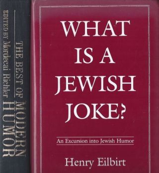 2 Laughter Books: The Best Of Modern Humor By Richler & What Is A Jewish Joke?