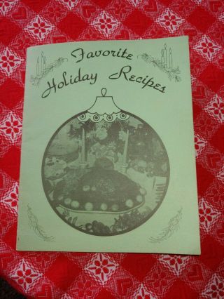 Vintage Gooding,  Idaho Christmas Recipes Book Booklet Cookbook