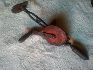 Antique Hand Cranked Shoulder Brace Drill