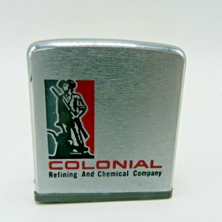 Vintage Zippo Colonial Refining And Chemical Company Tape Measure,  Advertising