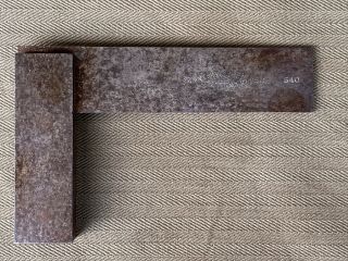 Vintage Brown & Sharpe No.  540 4 " Machinist Square Providence,  Ri Well -